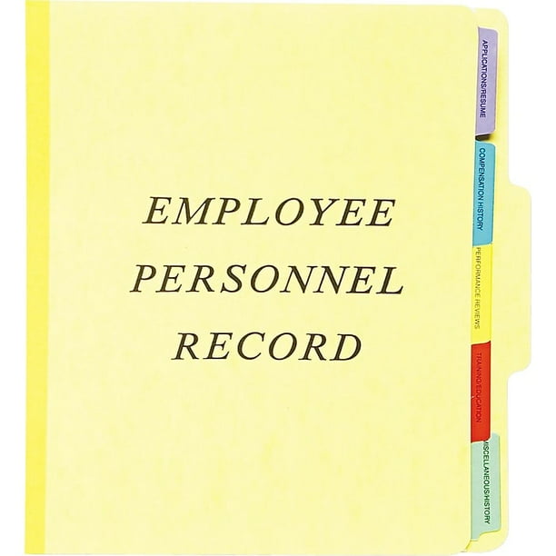 Yellow Pendaflex SER1YEL Personnel Folders Letter 1/3 Cut Top Tab SER-1-YEL Yellow Pendaflex SER1YEL Personnel Folders Letter 1/3 Cut Top Tab SER-1-YEL